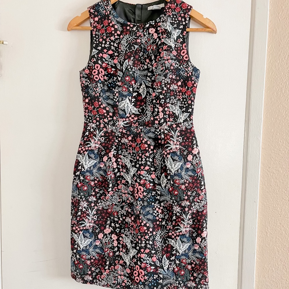 Floral embroidered dress